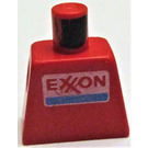 LEGO Red Minifig Torso without Arms with Exxon Logo (973)