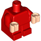 LEGO Rood Minifigure Baby Lichaam met Flesh Handen (25128)