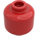 LEGO Rosso Minifigure Testa (Perno solido incassato) (3274 / 3626)