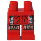 LEGO rouge Minifigure Hanches et jambes avec Western Indians Triangles (3815)