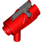 LEGO rouge Minifigure Shooter avec Dark Stone Grey Gâchette (34229)