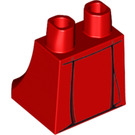 LEGO rot Minifigure Skirt mit Schwarz Lines (38452 / 39139)