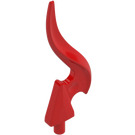 LEGO Red Minifigure Spear Tip with Elongated Flame (18395)