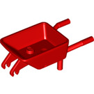 LEGO Red Minifigure Wheelbarrow Body (65411 / 98288)