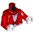 LEGO Rood Minnie Muis Minifiguur Torso (973 / 76382)