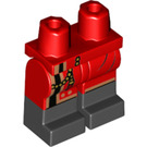 LEGO Rood Mr. Tang Minifiguur Heupen en benen (3815 / 76859)