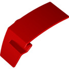 LEGO Red Mudguard Panel 3 Left (61071)