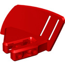 LEGO Red Mudguard Panel Rear Right (49816)