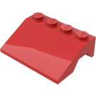 LEGO Red Mudguard Slope 3 x 4 (2513)