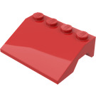 LEGO Rood Spatbord Helling 3 x 4 (2513)