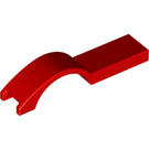 LEGO rot Kotflügel Fliese 1 x 4.5 (50947)