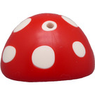 LEGO Rosso Mushroom Cappello con Bianco Spots (105189)