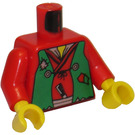 LEGO rot Ninja Robber Torso (973)