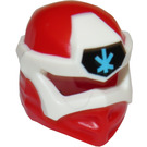 LEGO rot Ninjago Wrap mit Weiß Maske und Kai Ninjago Logogram (65072)