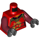 LEGO rot Nya as Samurai X Minifig Torso (973 / 76382)