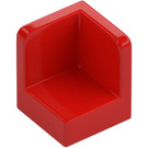 LEGO Rood Paneel 1 x 1 Hoek met Afgeronde hoeken (6231)