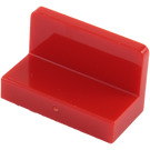 LEGO Red Panel 1 x 2 x 1 with Rounded Corners (4865 / 26169)