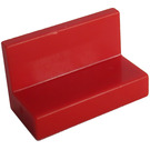 LEGO Rood Paneel 1 x 2 x 1 met vierkante hoeken (4865 / 30010)