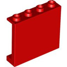 LEGO rouge Panneau 1 x 4 x 3 avec supports latéraux, tenons creux (35323 / 60581)