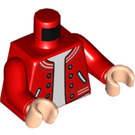 LEGO Red Peter Parker Jacket Minifig Torso (973 / 76382)