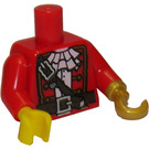 LEGO Červená Pirát Kapitán Trup (973 / 10895)