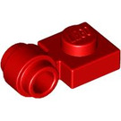 LEGO Red Plate 1 x 1 with Clip (Thick Ring) (4081 / 41632)