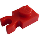 LEGO Red Plate 1 x 1 with Vertical Clip (Thick 'U' Clip) (4085 / 60897)