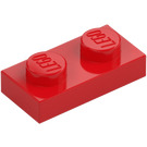 LEGO Röd Platta 1 x 2 (3023 / 28653)