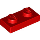 LEGO Red Plate 1 x 2 (3023 / 28653)