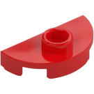 LEGO Rojo Placa 1 x 2 Circular Semicircle (1745)