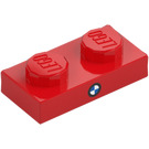 LEGO Rood Plaat 1 x 2 met BMW logo (3023 / 106744)