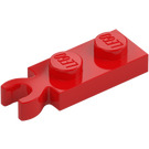 LEGO Red Plate 1 x 2 with Clip (78256)