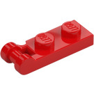 LEGO Červená Deska 1 x 2 s Koncovka Tyčka Rukojeť (60478)