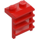 LEGO Punainen Levy 1 x 2 jossa Tikapuut (4175 / 31593)