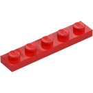 LEGO Rood Plaat 1 x 5 (78329)