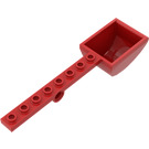LEGO Red Plate 1 x 8 with Hole and Bucket (30275)