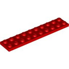 LEGO Red Plate 2 x 10 (3832)