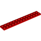 LEGO Red Plate 2 x 14 (91988)