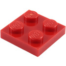 LEGO Red Plate 2 x 2 (3022 / 94148)
