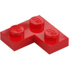 LEGO Rouge assiette 2 x 2 Pièce de monnaie (2420)