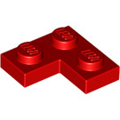 LEGO Red Plate 2 x 2 Corner (2420)
