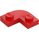 LEGO Rood Plaat 2 x 2 Rond Hoek (79491)