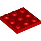 LEGO rouge assiette 3 x 3 (11212)
