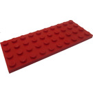 LEGO Rojo Placa 4 x 10 (3030)