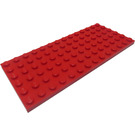 LEGO Czerwony Talerz 6 x 14 (3456)