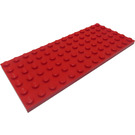 LEGO Rood Plaat 6 x 14 (3456)