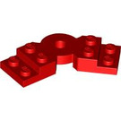 LEGO Rood Plaat Rotated 45° (79846)