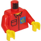 LEGO Red Post Office Torso (973 / 73403)