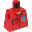 LEGO Rojo Post Office Torso sin brazos (973)