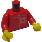 LEGO rot Postman Torso (973)